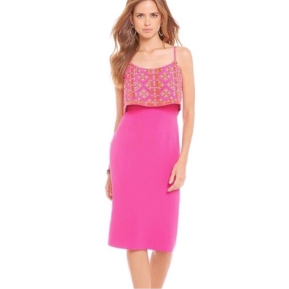 Vince Camuto Dresses & Skirts - Gianni Bini Bright Pink
Embroidered Dress